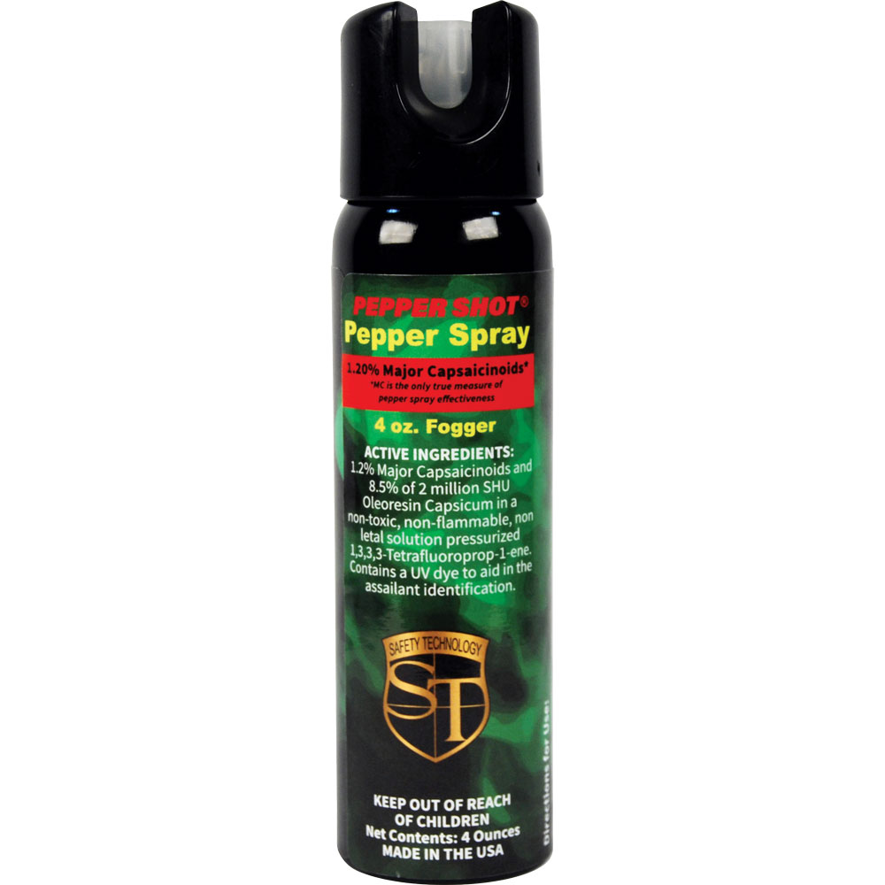 Pepper Shot 1.2% MC 4 oz pepper spray fogger view 4